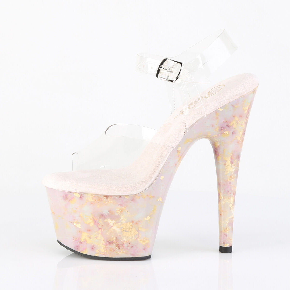 Pleaser ADORE-708MB Damen Sandale Transparent  EU 35