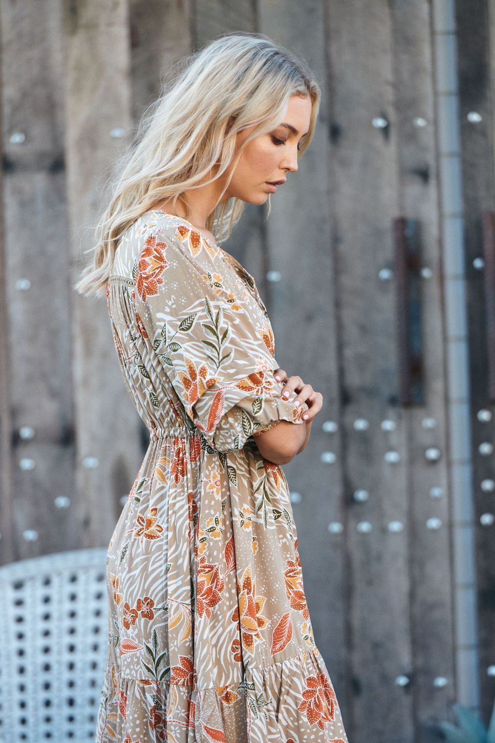 JAASE Fallon Olly Midikleid Orange – Trendiges Kleid für Damen -  XS, Blond, Person, Kleid, Erwachsener, Frau, Blond, Person, Kleid, Erwachsener, Frau, Blond, Person, Kleid, Erwachsener, Frau, Blond, Person, Kleid, Erwachsener, Frau, Blond, Person, Kleid,