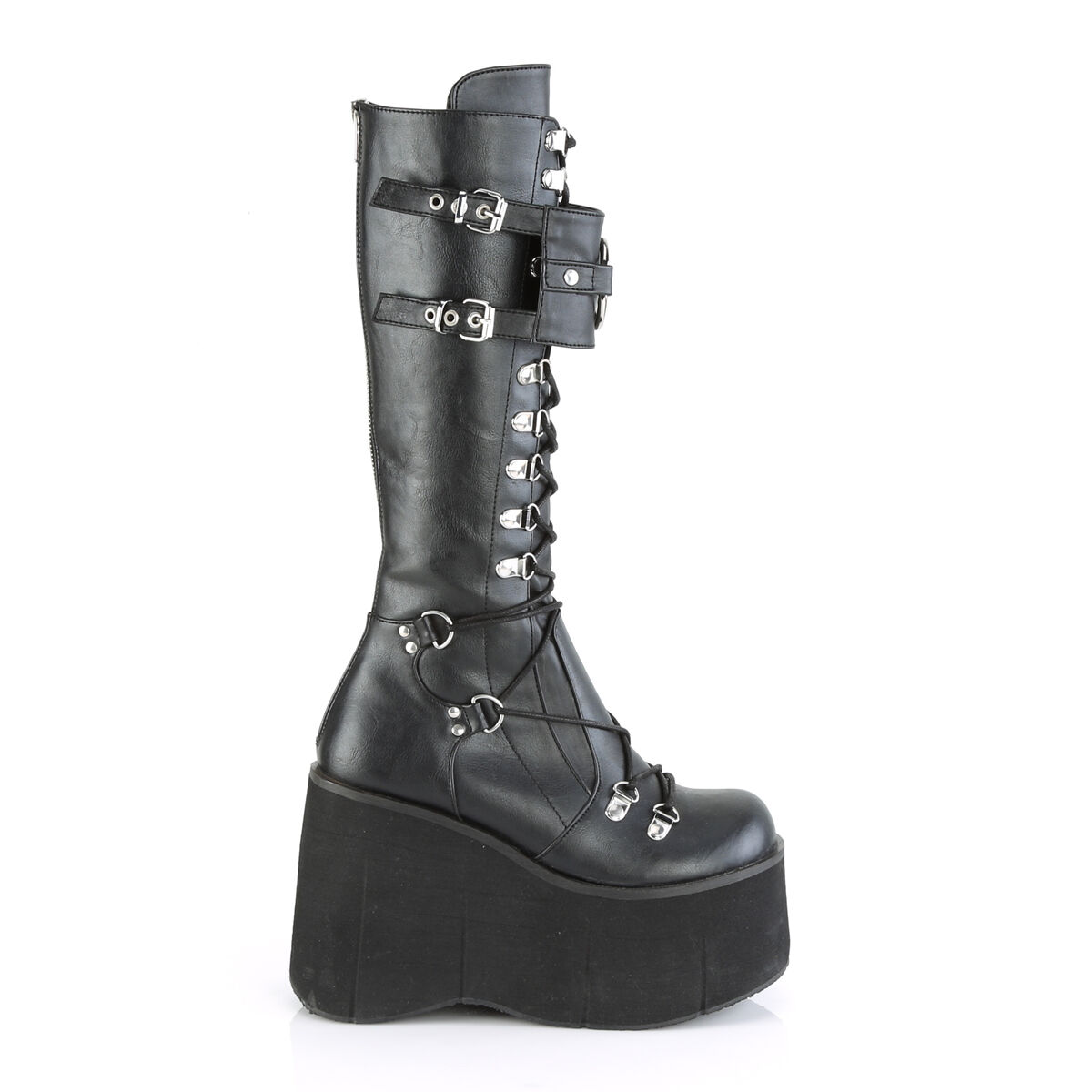 DemoniaCult KERA-200 Damen Stiefel Schwarz  EU 35