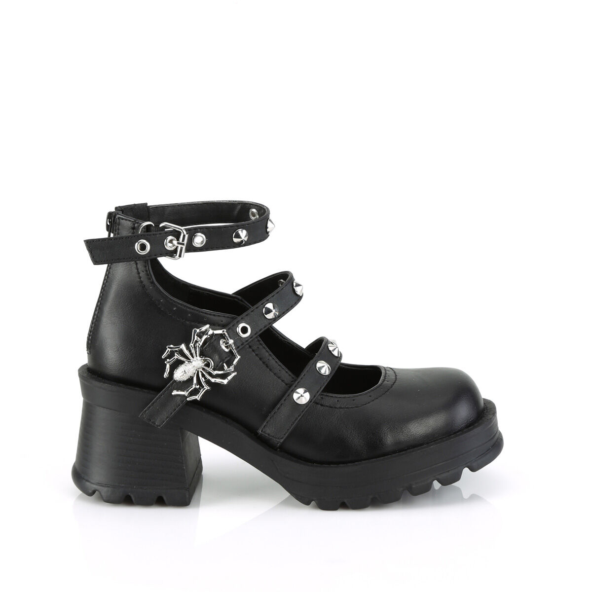 DemoniaCult BRATTY-30 Damen Stiefel Schwarz  EU 36