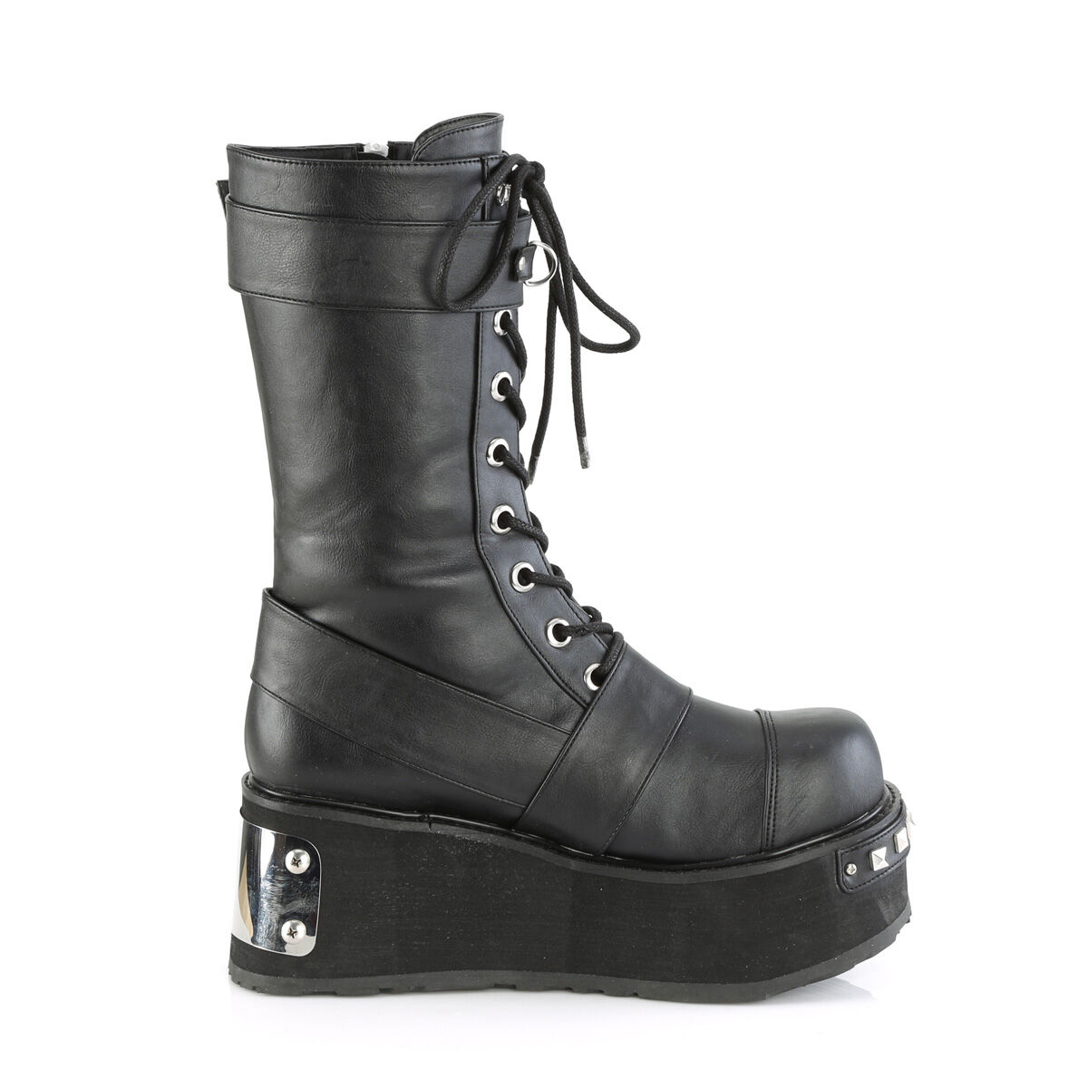 DemoniaCult TRASHVILLE-250 Unisex Stiefel Schwarz  EU 38