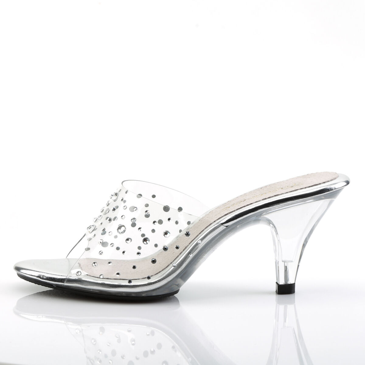 Fabulicious BELLE-301RS Damen Slipper Transparent  EU 35