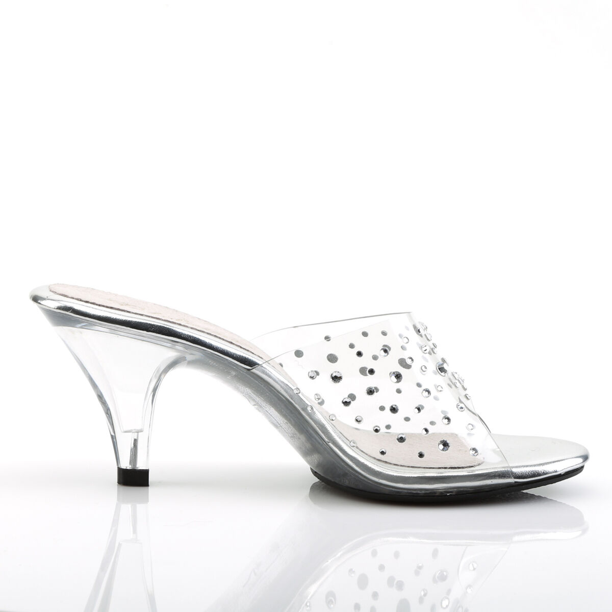 Fabulicious BELLE-301RS Damen Slipper Transparent  EU 35
