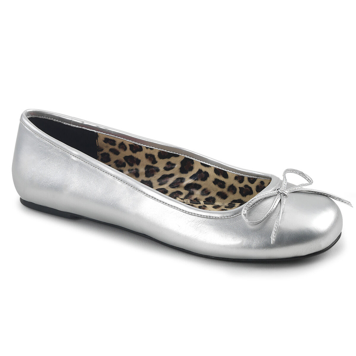 Pleaser Pink Label ANNA-01 Damen Flats Silber  EU 41