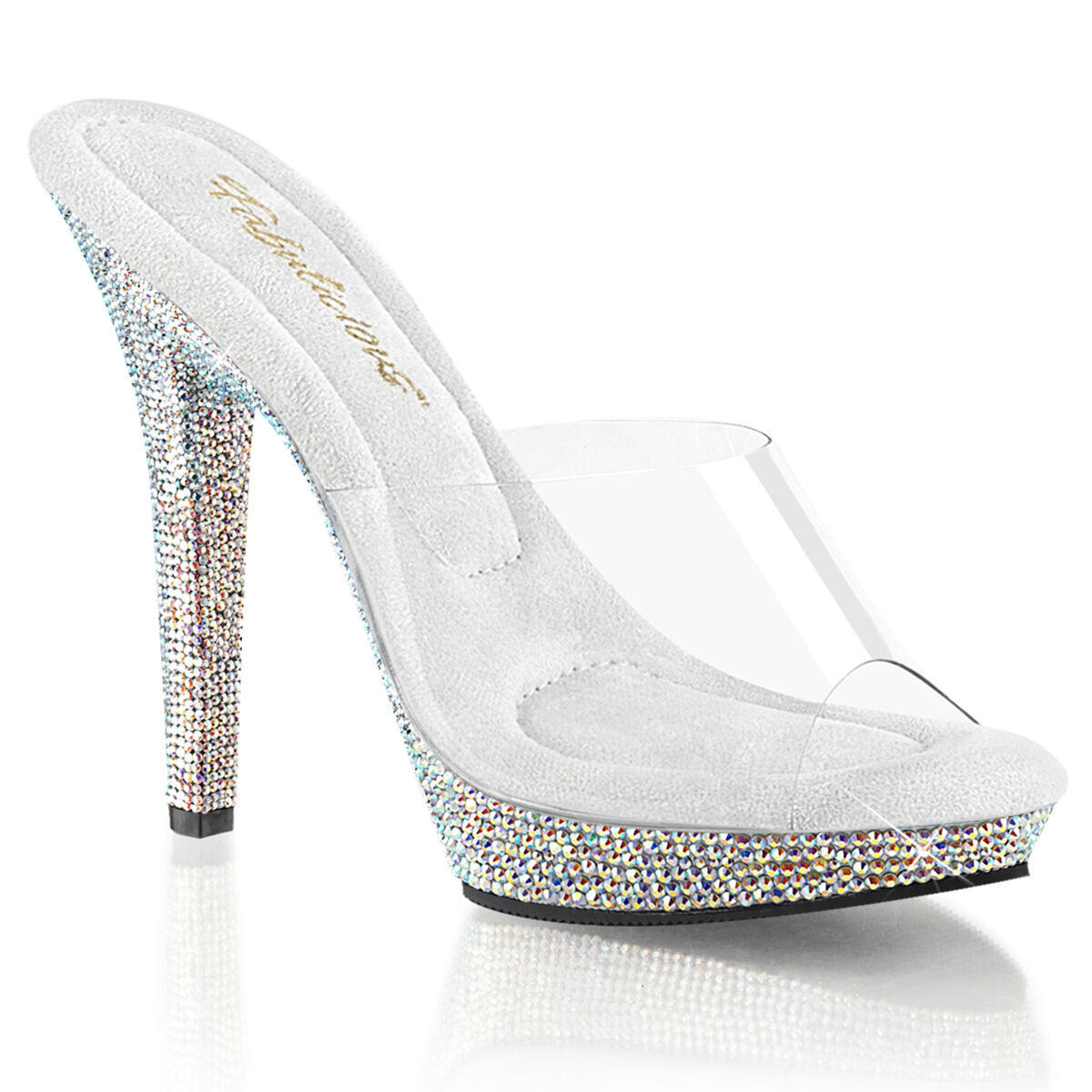 Fabulicious LIP-101DM Damen Slipper Transparent  EU 36