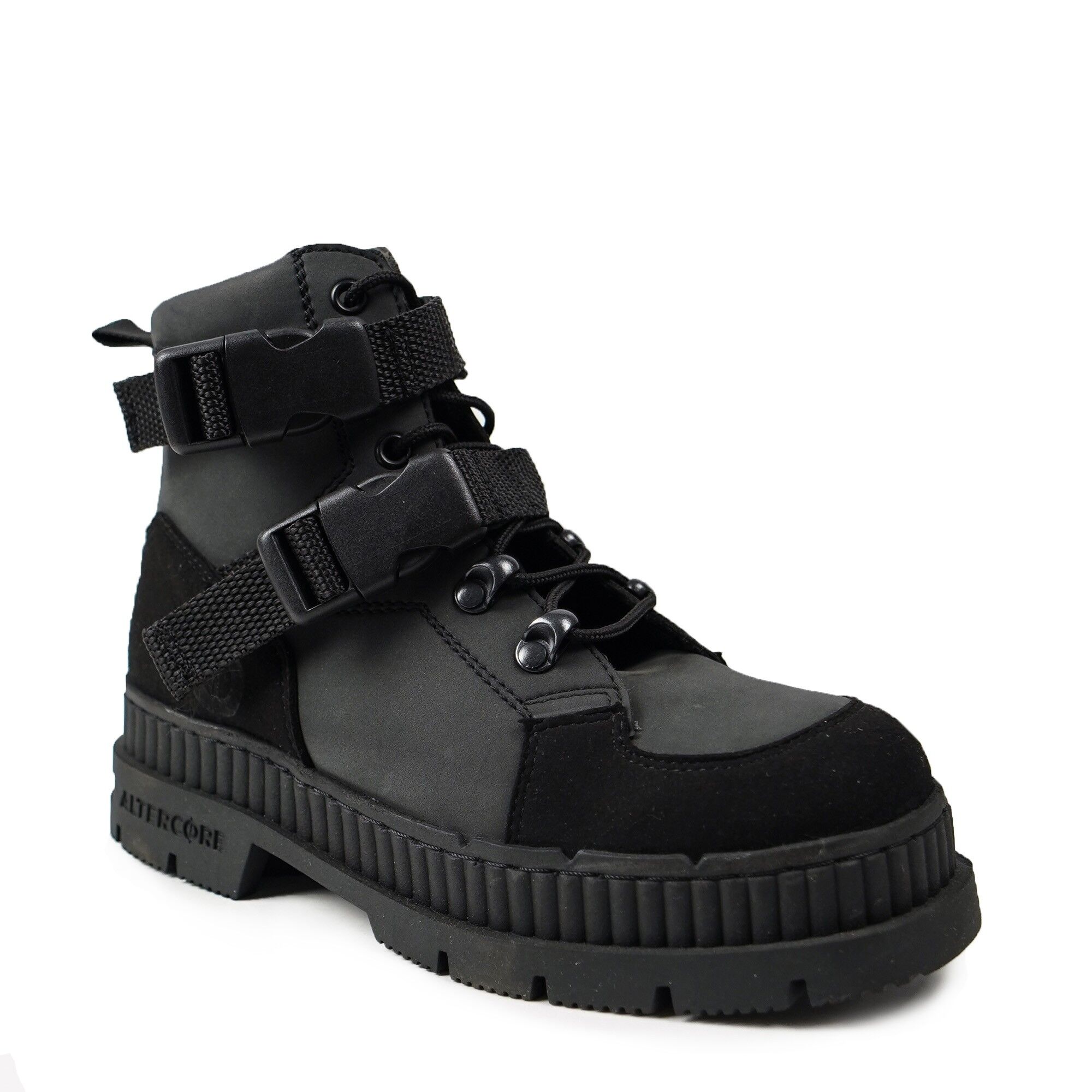 ALTERCORE CRASH VEGAN – Plateau-Schuhe in Schwarz, Stiefel, Boot, Schwarz, Gummistiefel, Kletterschuh