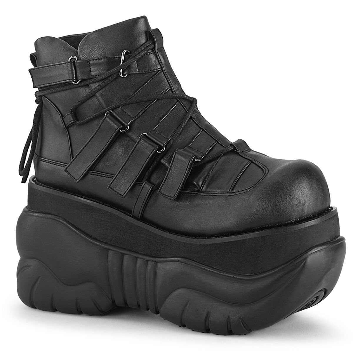 DemoniaCult BOXER-13 Unisex Stiefelette Schwarz  EU 37