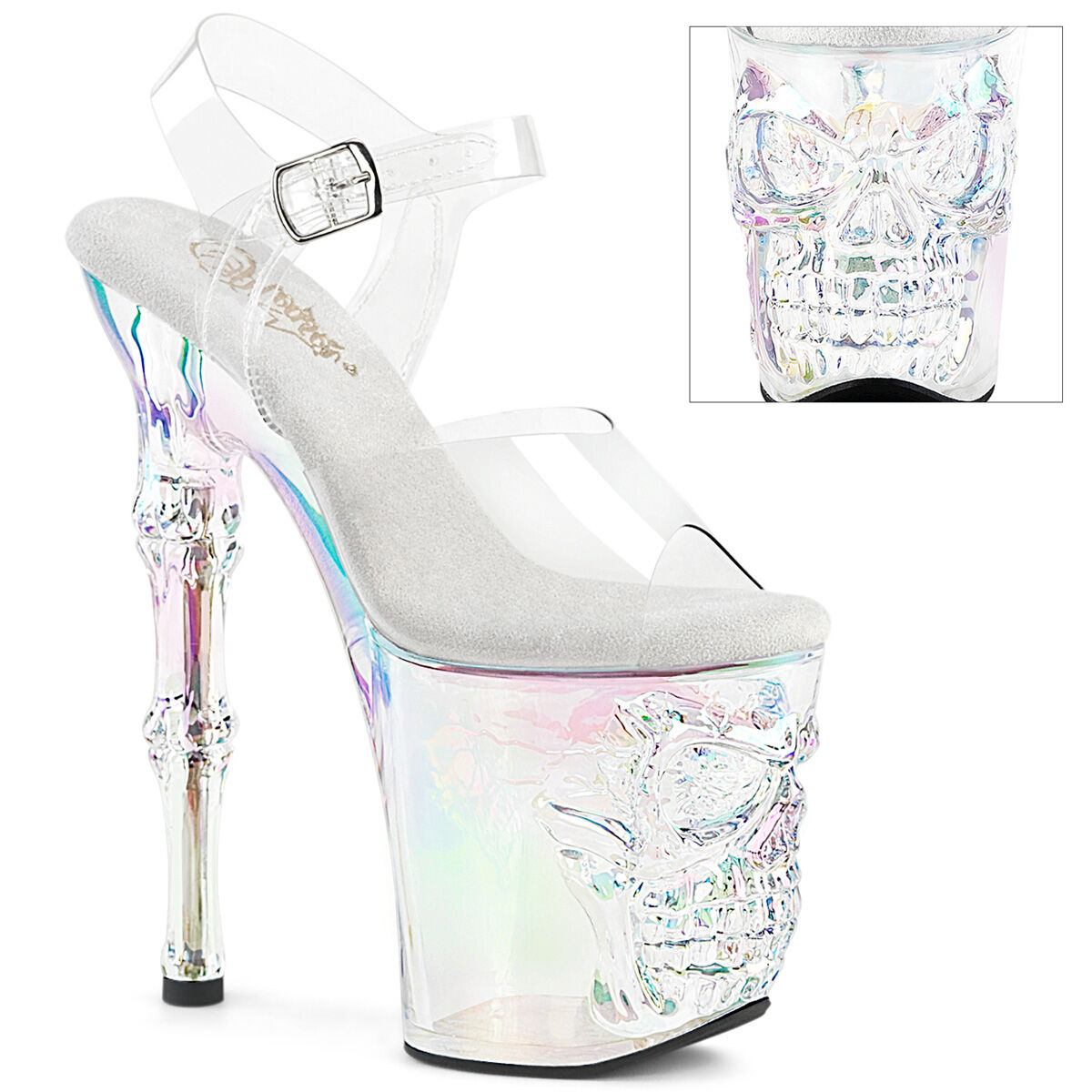 Pleaser RAPTURE-808HT Plateau Sandalen CLR - HOLO TINTED EU 35, Bekleidung, Schuhwerk, Hoher Absatz, Schuh, Bekleidung, Schuhwerk, Hoher Absatz, Schuh, Bekleidung, Schuhwerk, Hoher Absatz, Schuh, Bekleidung, Schuhwerk, Hoher Absatz, Schuh, Bekleidung, Sch