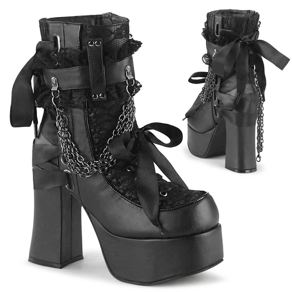 DemoniaCult CHARADE-110 Damen Stiefelette