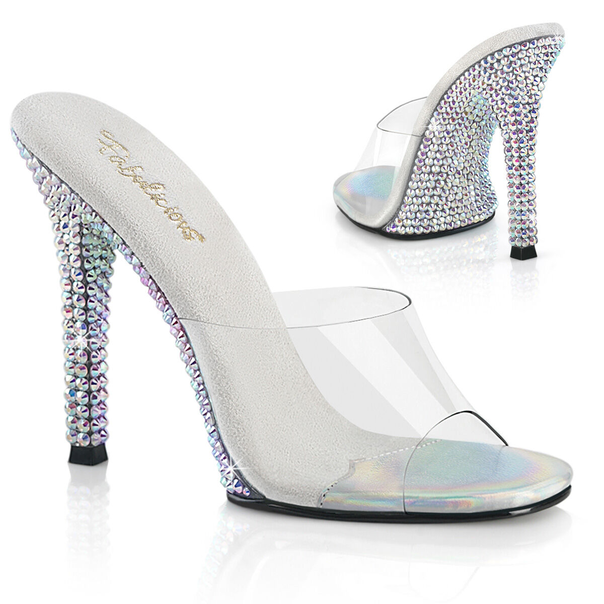 Fabulicious GALA-01DML Damen Slipper Transparent  EU 35