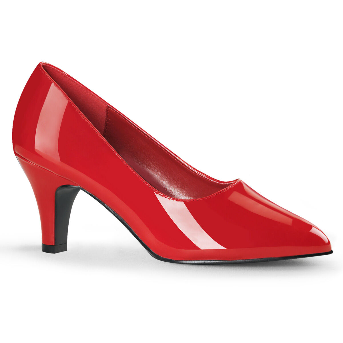Pleaser Pink Label DIVINE-420 Damen Pumps Rot  EU 41