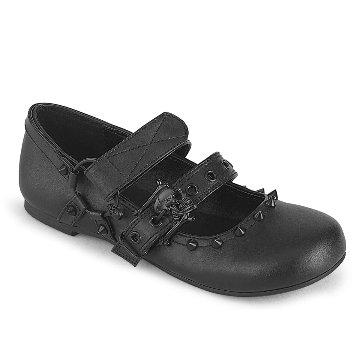 DemoniaCult DAISY-08 Damen Sandale Schwarz  EU 36