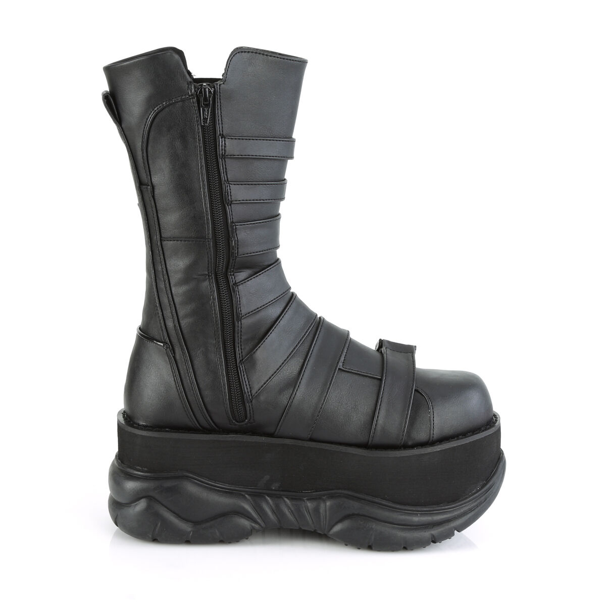 DemoniaCult NEPTUNE-210 Unisex Stiefel Schwarz  EU 39