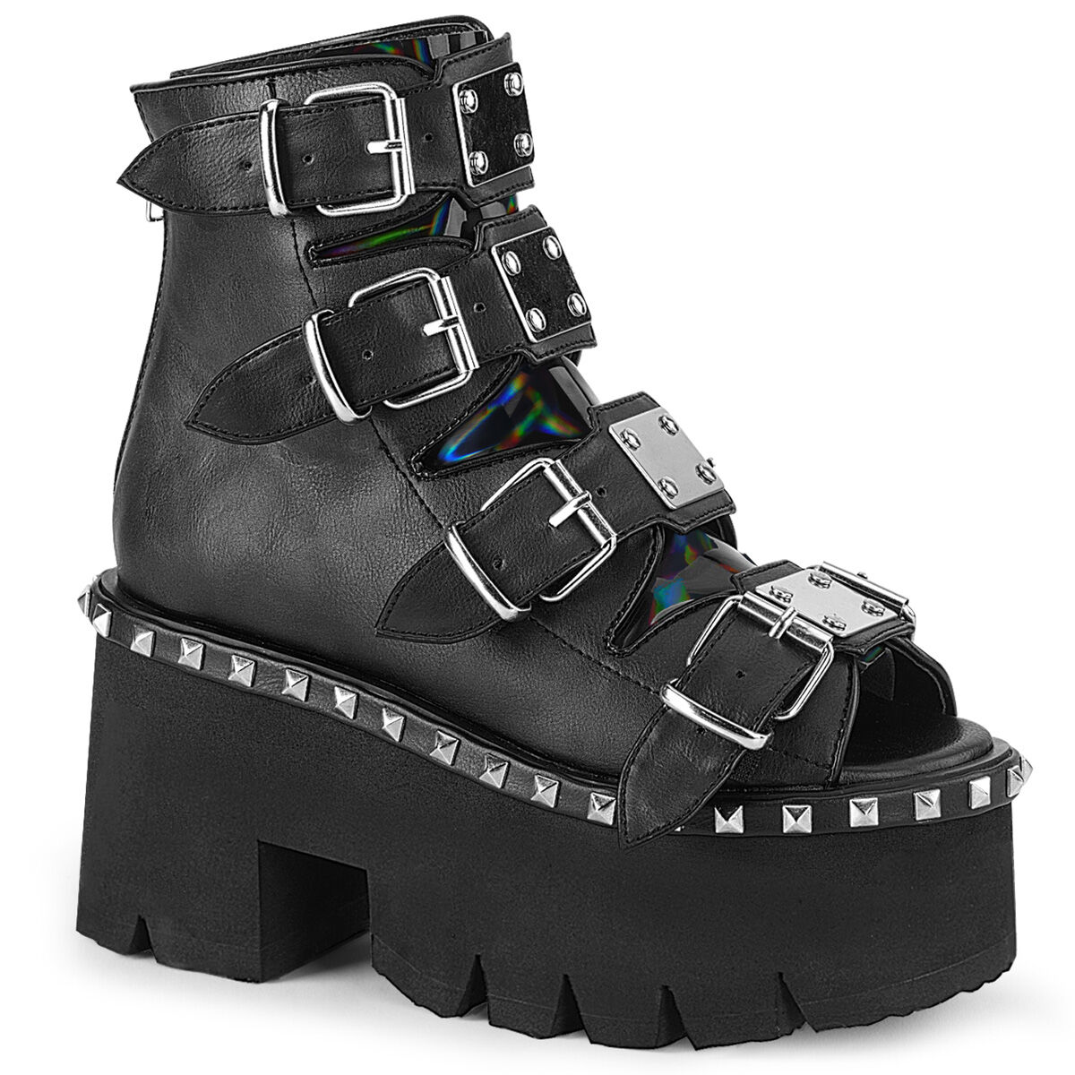 DemoniaCult ASHES-70 Women's Ankle Boot Black EU 37
