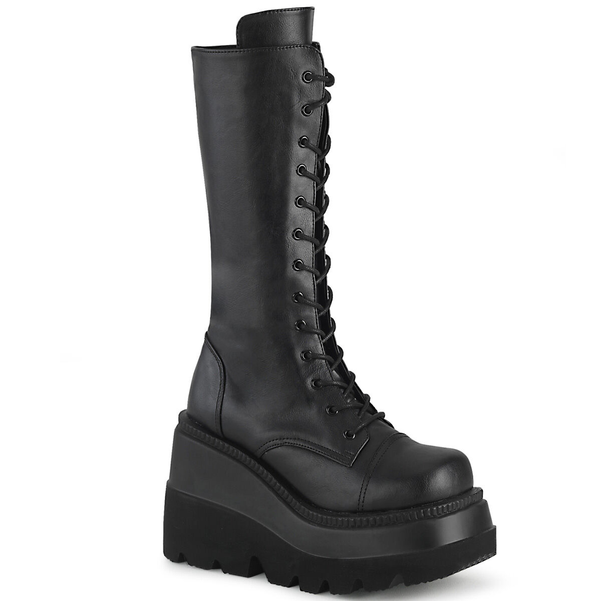 DemoniaCult SHAKER-72 Damen Stiefel Schwarz  EU 39