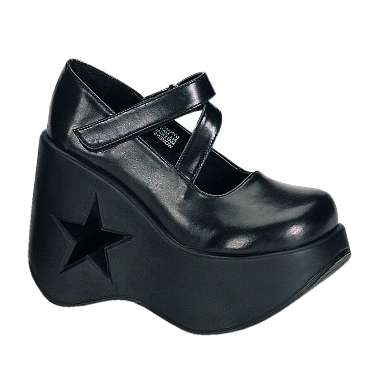 DemoniaCult DYNAMITE-03 Damen Sandale Schwarz