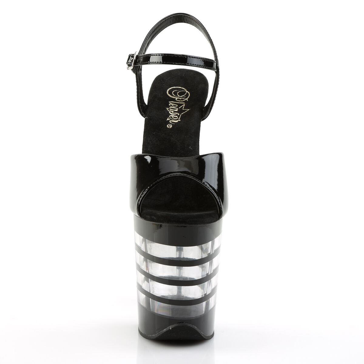 Pleaser FLAMINGO-809LN Damen Sandale Schwarz  EU 35