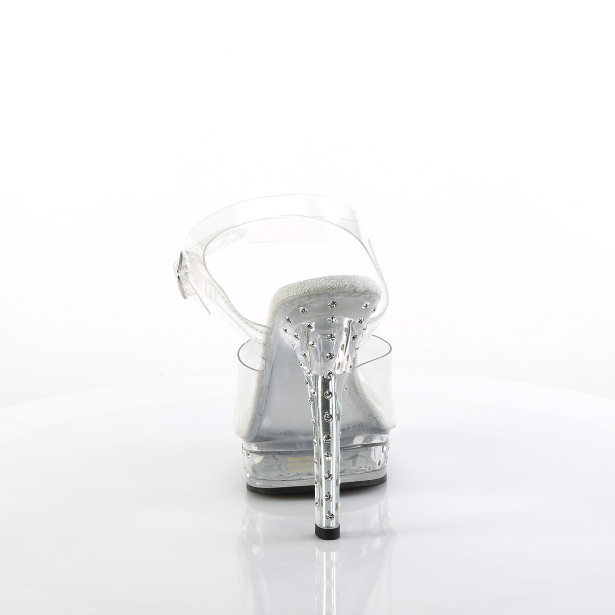 Fabulicious MAJESTY-508SDT Comfort Wide Damen Sandale Transparent  EU 36