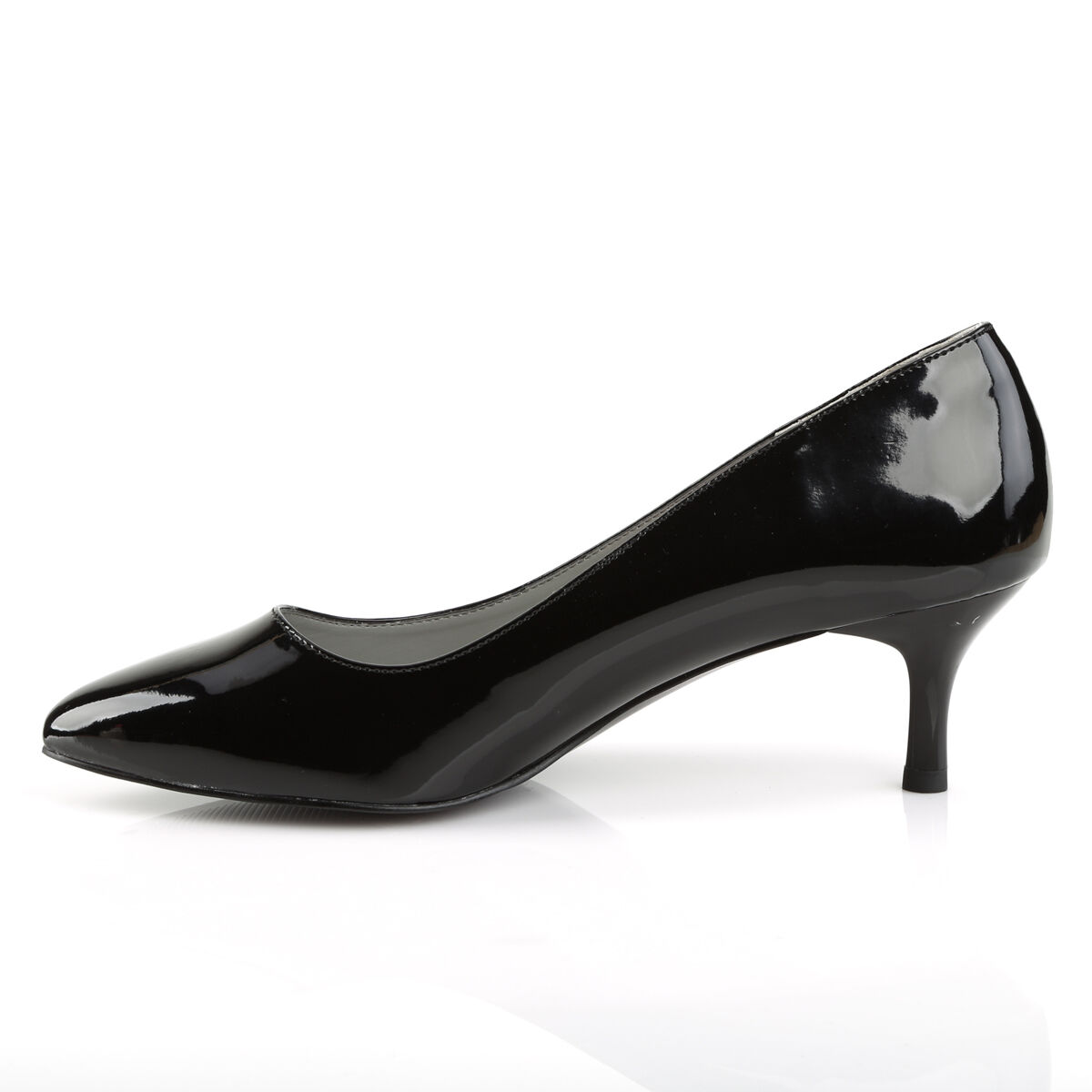 Pleaser Pink Label KITTEN-01 Damen Pumps Schwarz  EU 39