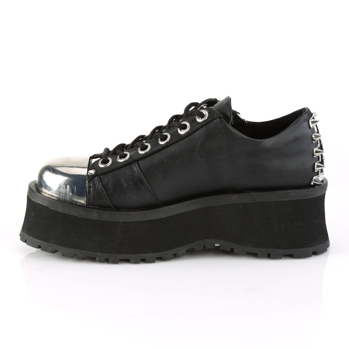 DemoniaCult GRAVEDIGGER-04 Unisex Halbschuh Schwarz  EU 38
