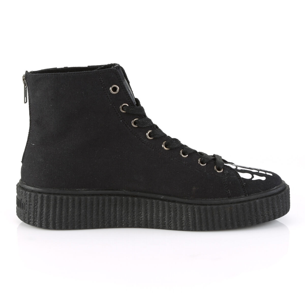 DemoniaCult SNEEKER-252 Unisex Creeper Schwarz  EU 37