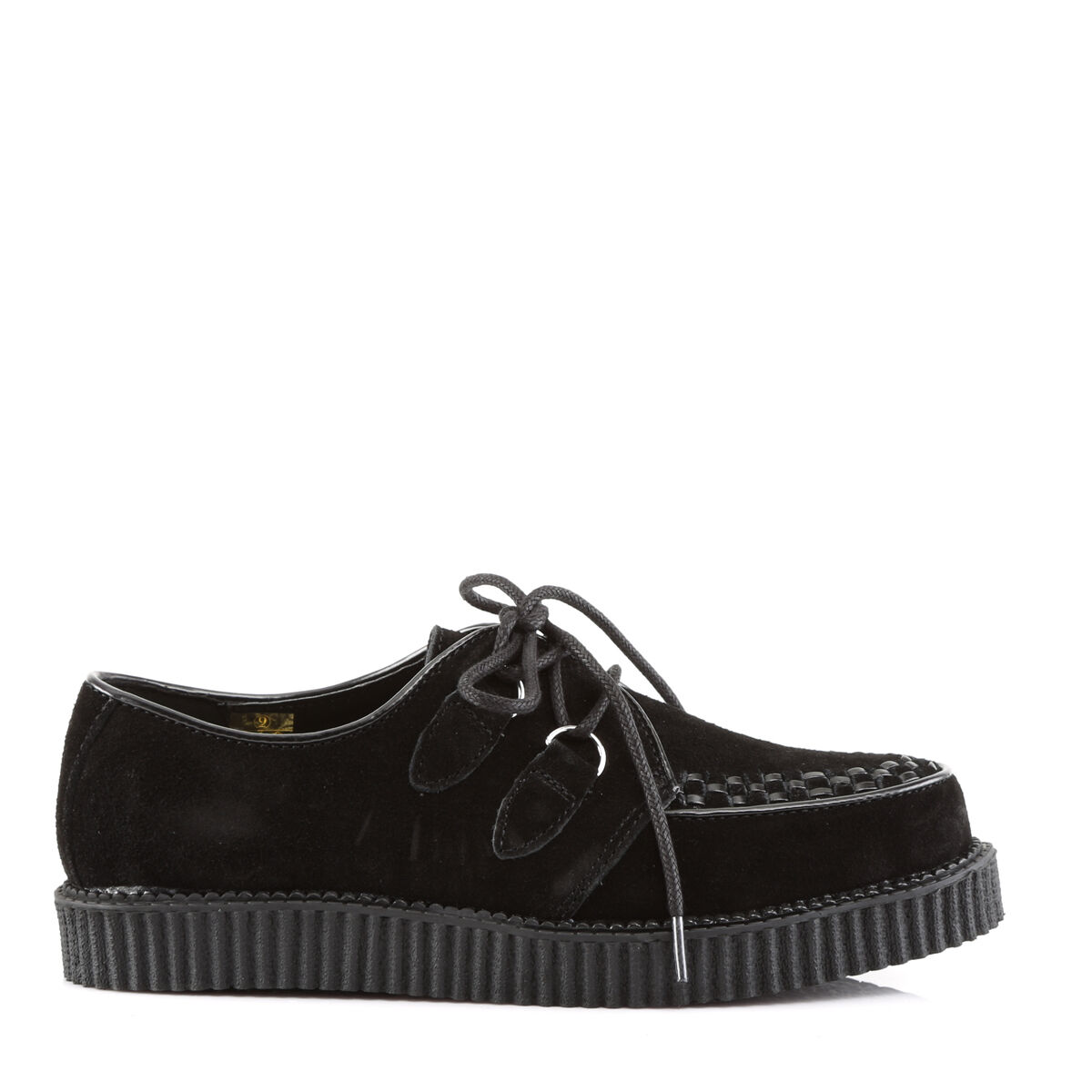 DemoniaCult CREEPER-602S Unisex Creeper Schwarz  EU 45