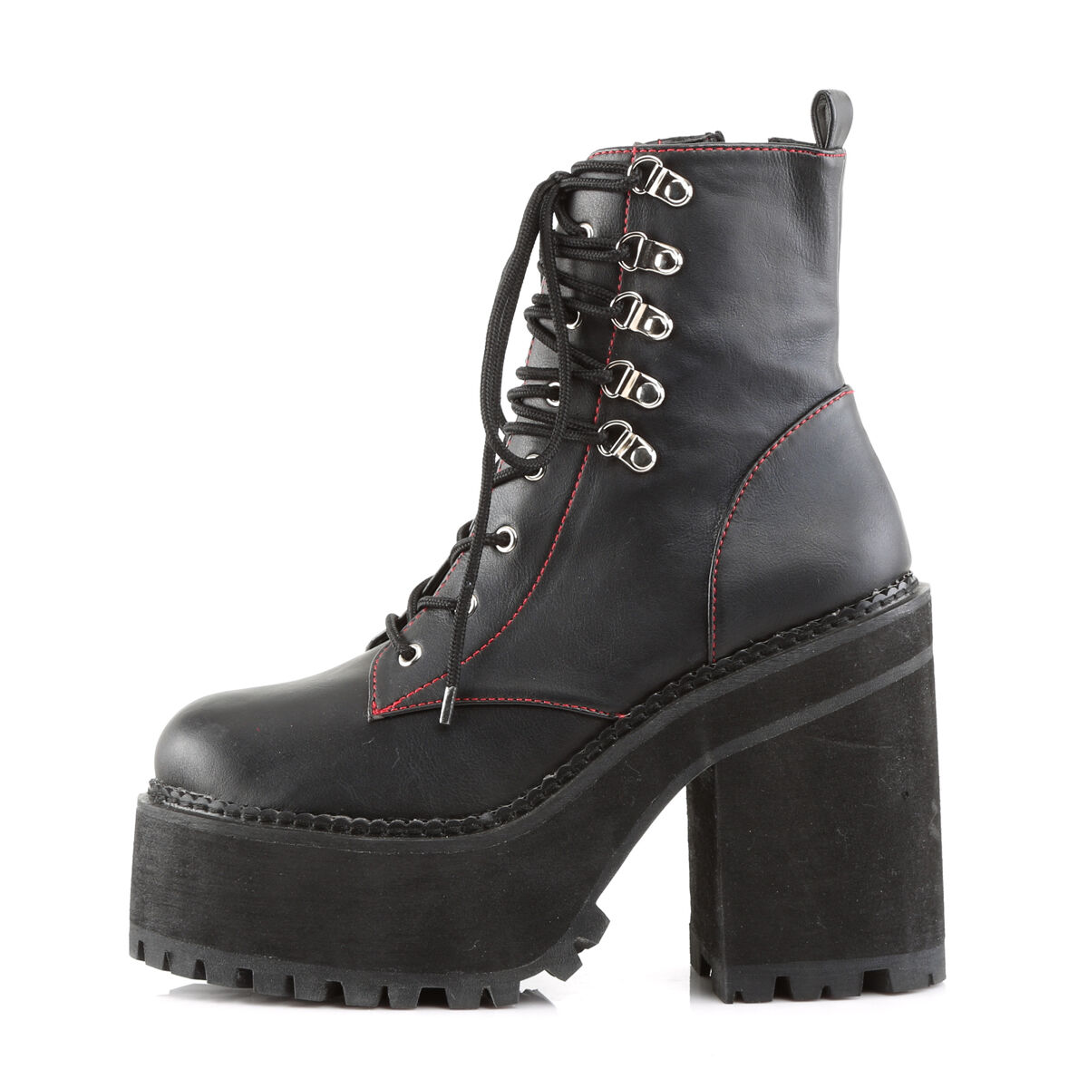 DemoniaCult ASSAULT-100 Damen Stiefelette Schwarz  EU 37