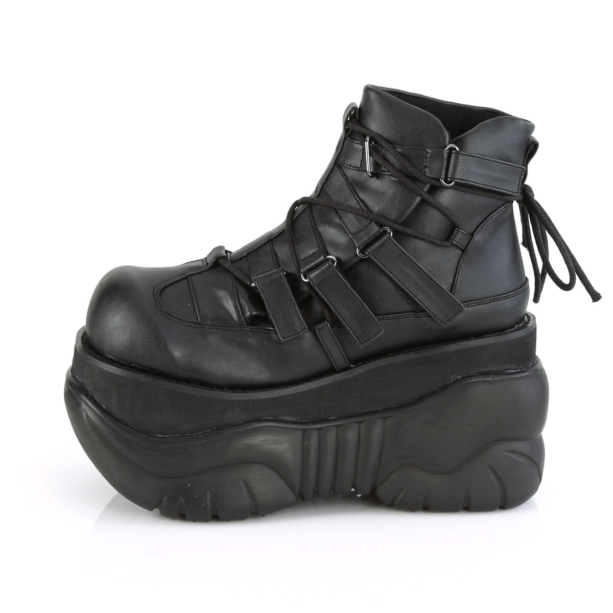 DemoniaCult BOXER-13 Unisex Stiefelette Schwarz  EU 37