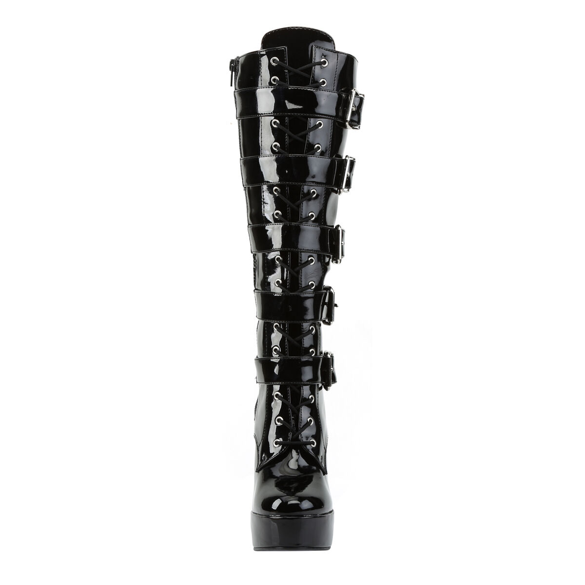 Pleaser ELECTRA-2042 Damen Stiefel Schwarz Lack EU 38