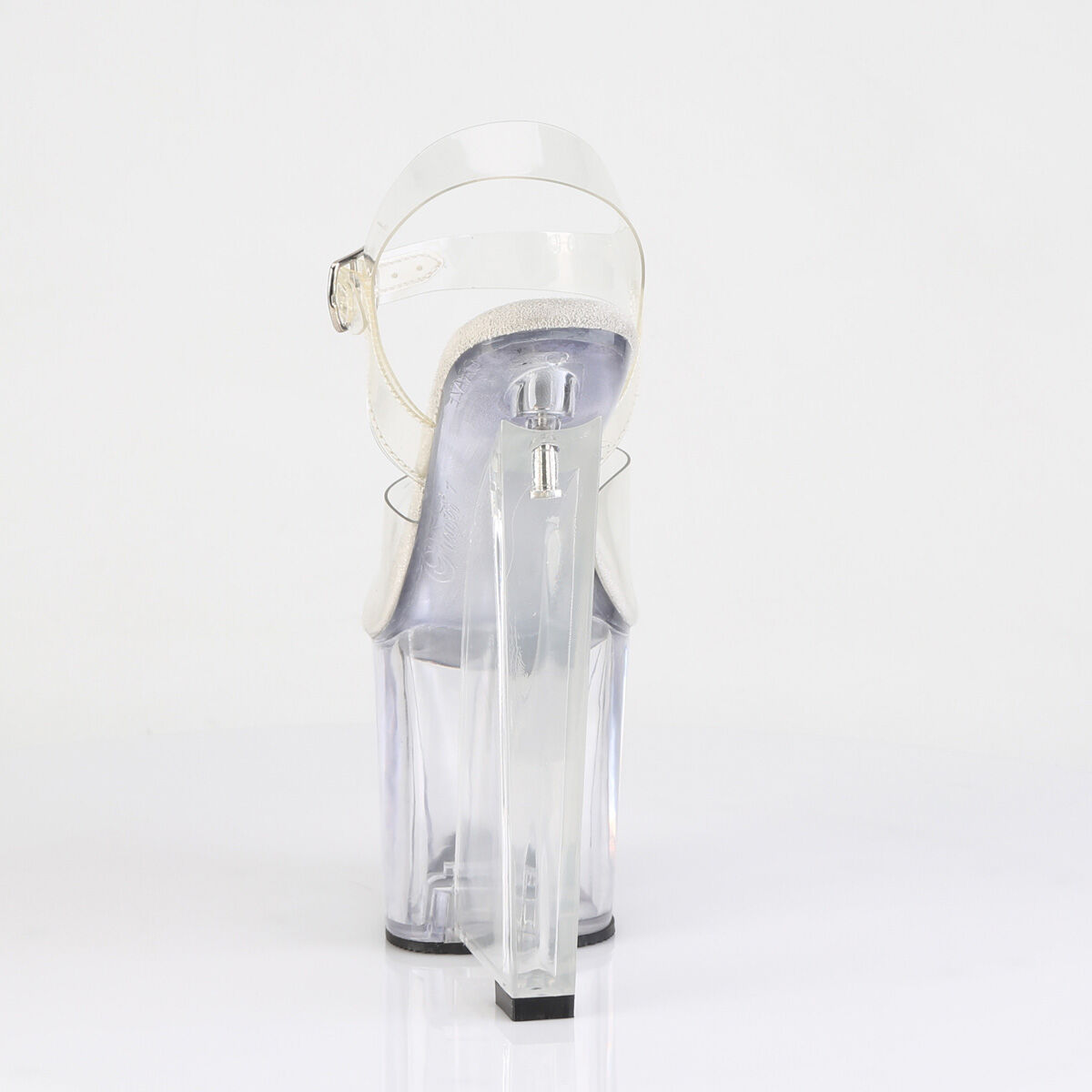 Pleaser AMAZE-808 Plateau Sandalen Transparent EU 36