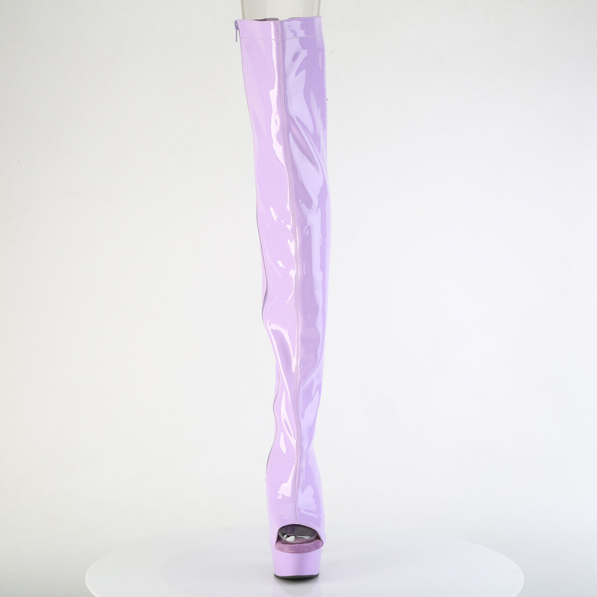 Pleaser DELIGHT-3017 Damen Stiefel Lavendel 36, Purpur, Schwert, Töpferei, Lampe, Vase