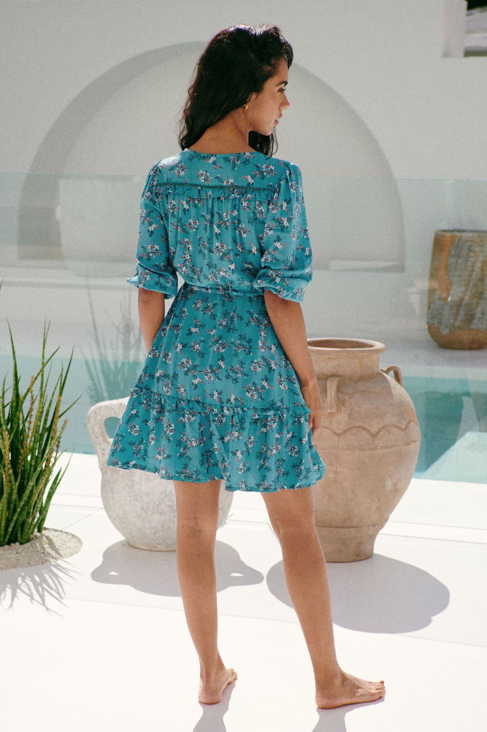 JAASE Ocean Eyes Anika Minikleid Blau – Leichtes Sommerkleid für Damen -  XS, Bekleidung, Kleid, Person, Ärmel, Strandmode, Bekleidung, Kleid, Person, Ärmel, Strandmode, Bekleidung, Kleid, Person, Ärmel, Strandmode, Bekleidung, Kleid, Person, Ärmel, Stran