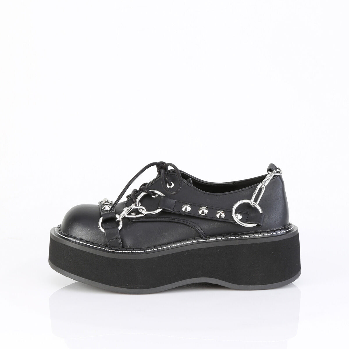 DemoniaCult EMILY-32 Damen Halbschuh Schwarz  EU 36
