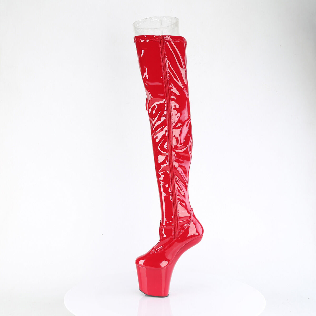 Pleaser CRAZE-3050 Damen Stiefel Rot  EU 37