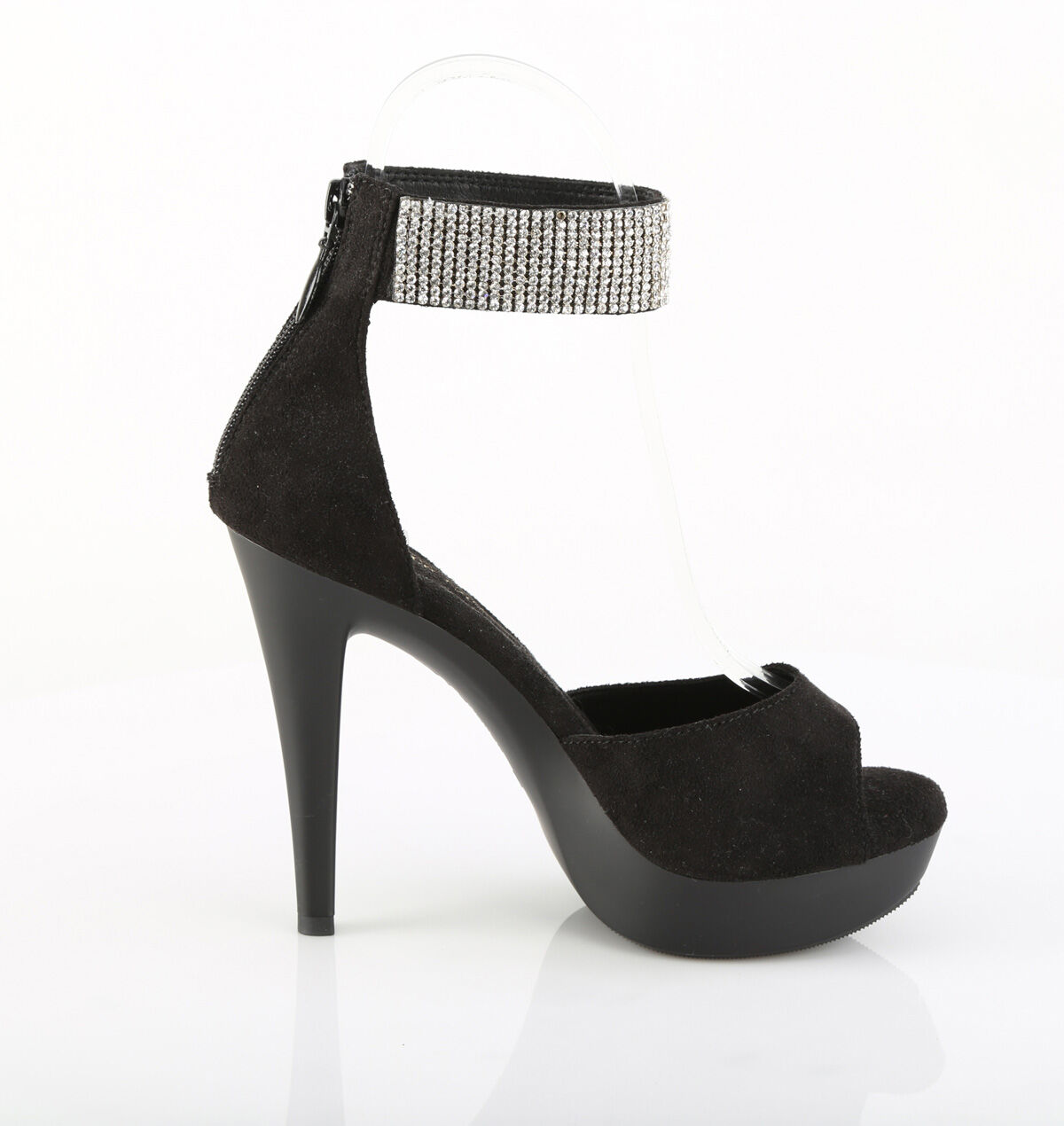 Fabulicious COCKTAIL-525 Plateau Sandalen Schwarz Kunstleder EU 35