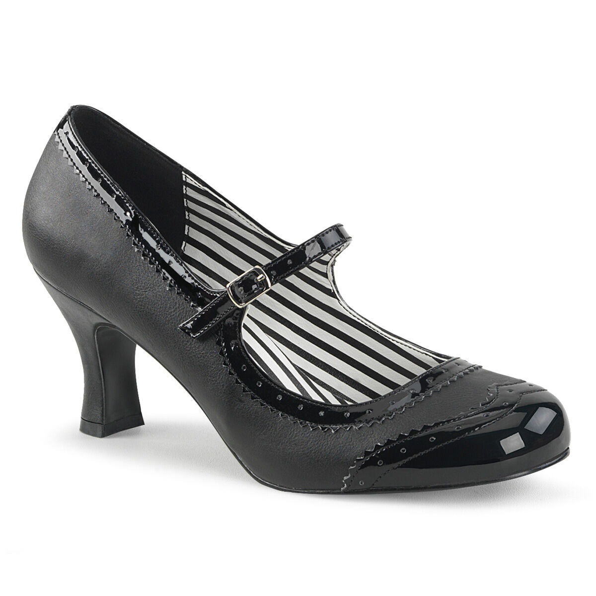 Pleaser Pink Label JENNA-06 Unisex Pumps Schwarz