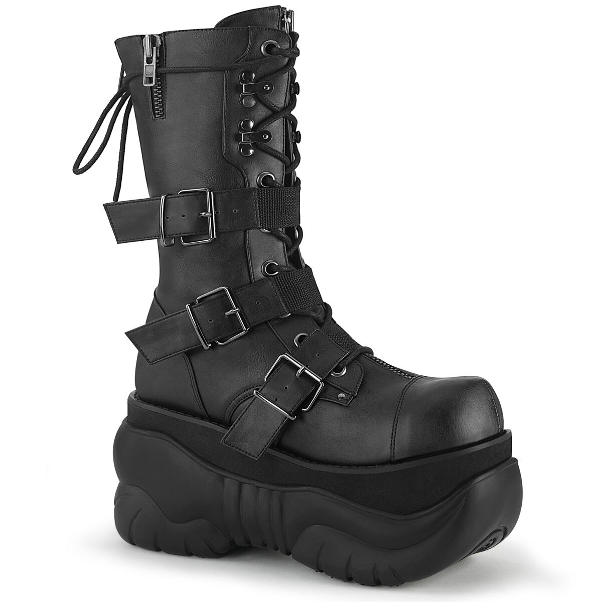 DemoniaCult BOXER-230 Unisex Stiefel Schwarz  EU 37