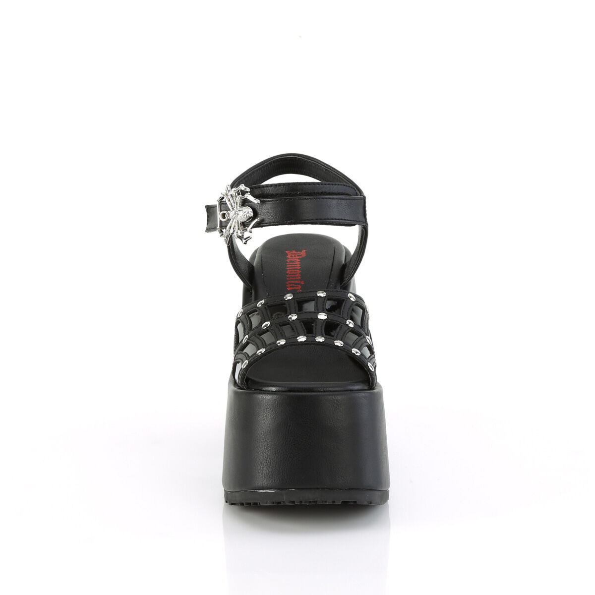 DemoniaCult CAMEL-17 Damen Sandale Schwarz  EU 37