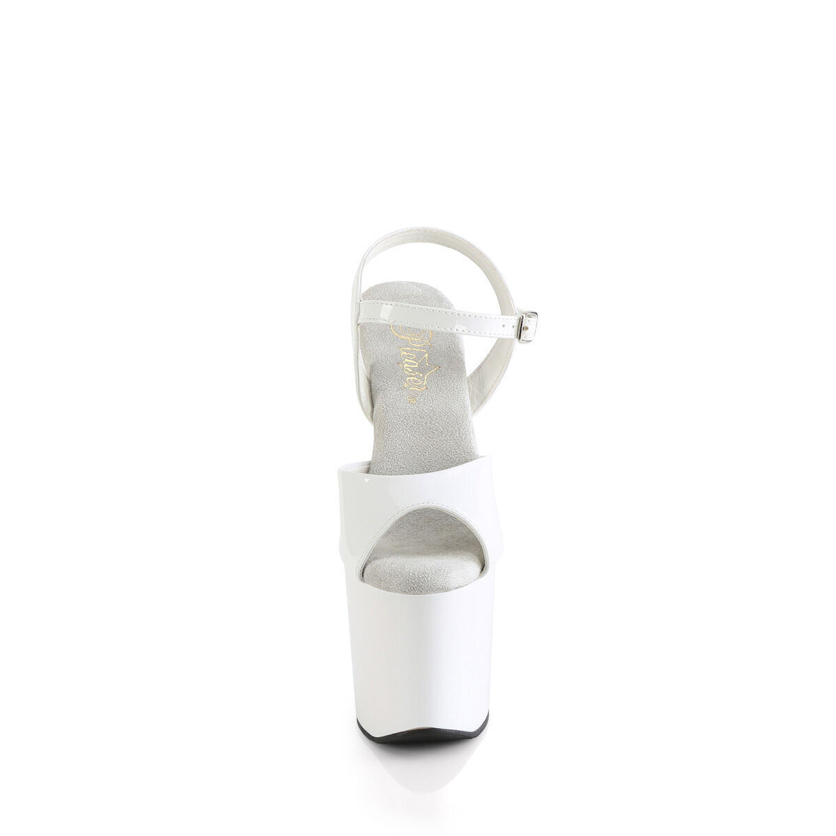 Pleaser CRAZE-809 Damen Sandale Weiß  EU 37