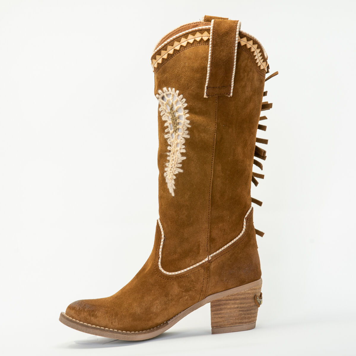 NEMONIC Boho Stiefel Ante Tabaco 2159 Braun Gold mit Cutout und Fransen - 40, Bekleidung, Schuhwerk, Schuh, Stiefel, Bekleidung, Schuhwerk, Schuh, Stiefel, Bekleidung, Schuhwerk, Schuh, Stiefel, Bekleidung, Schuhwerk, Schuh, Stiefel