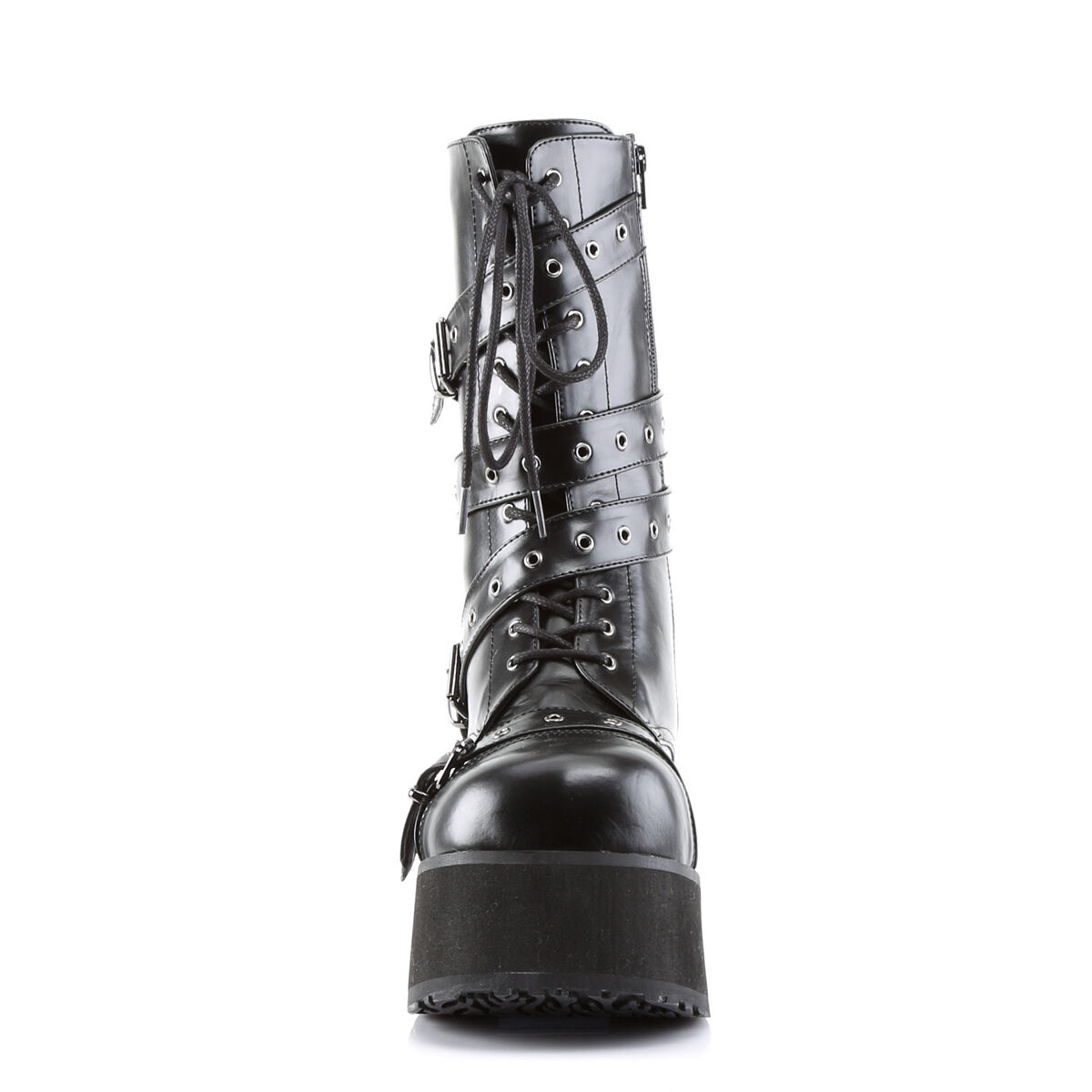DemoniaCult TRASHVILLE-205 Unisex Stiefel Schwarz  EU 39