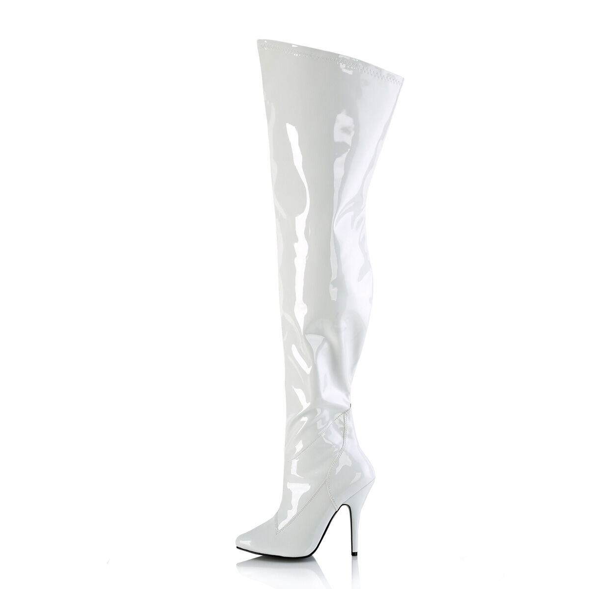 Pleaser SEDUCE-3000WC Damen Stiefel Weiß  EU 37