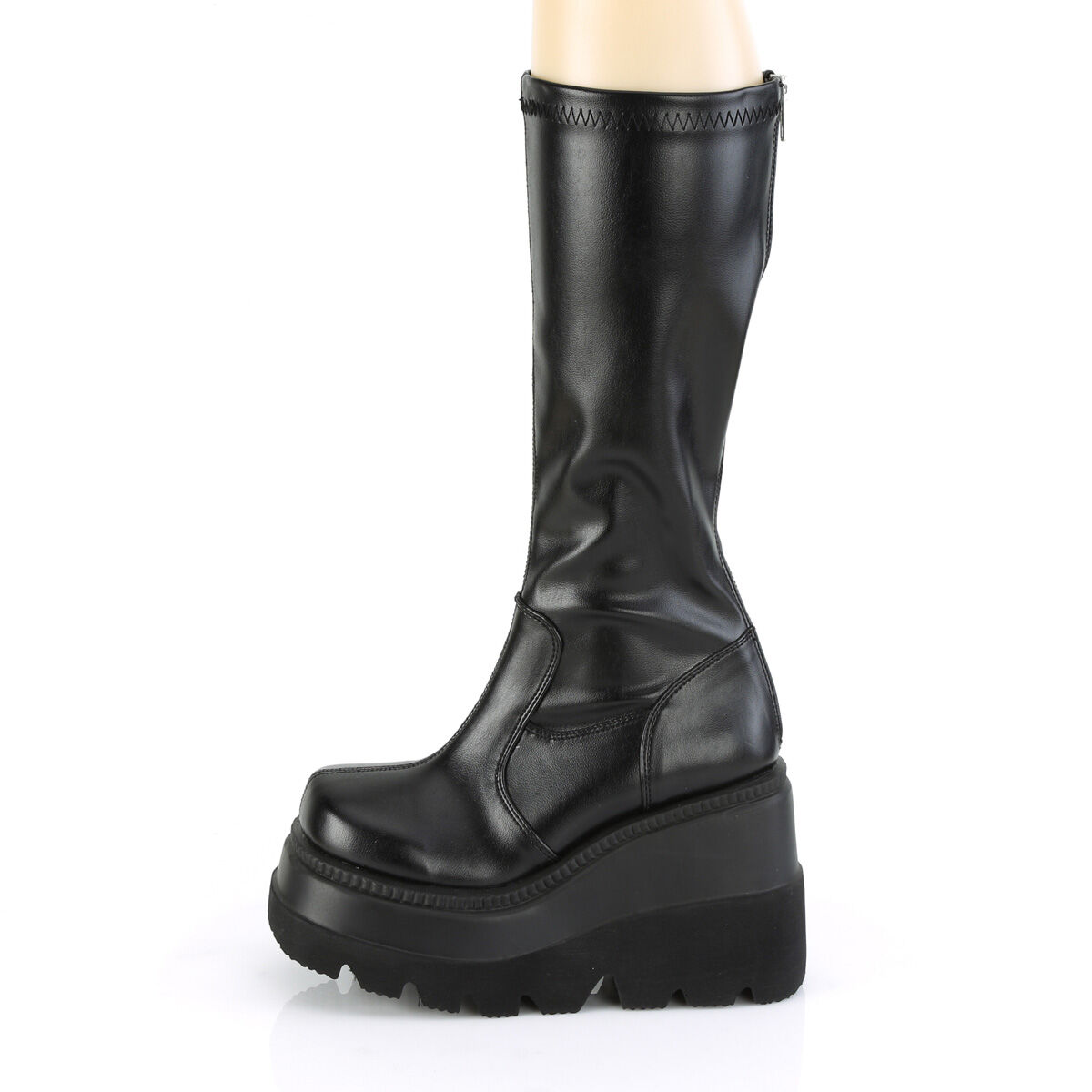 DemoniaCult SHAKER-65 Damen Stiefel Schwarz  EU 38