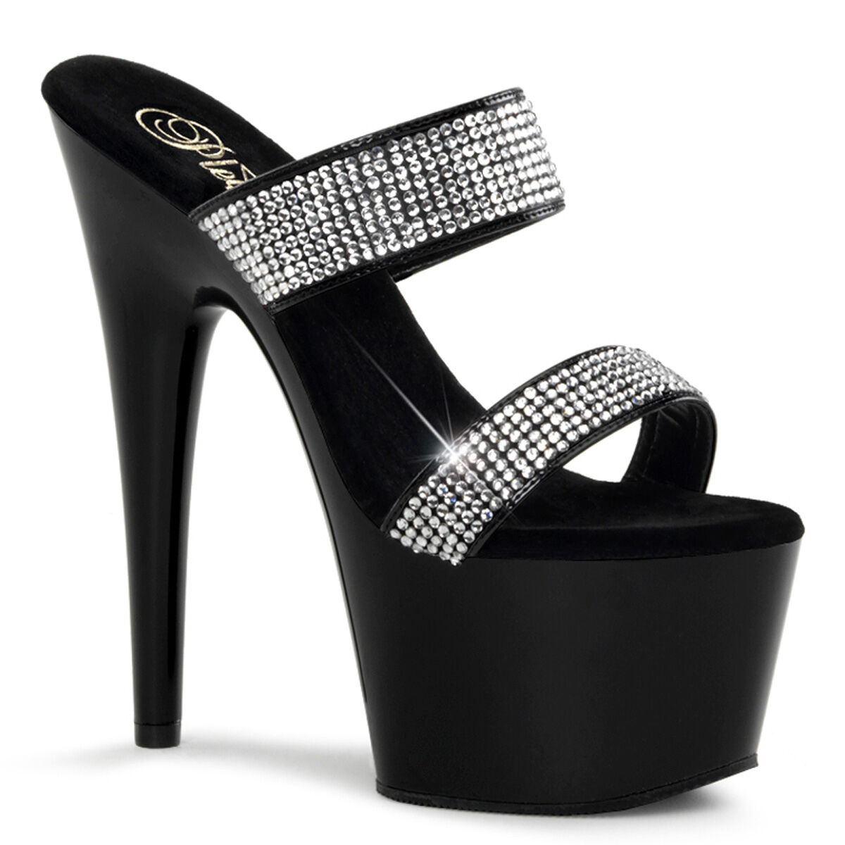 Pleaser ADORE-702-2 Damen Slipper Schwarz  EU 36