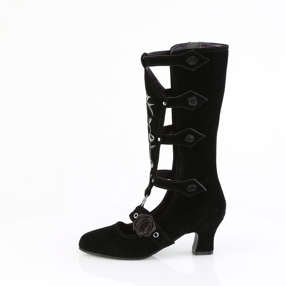 DemoniaCult WHIMSY-118 Damen Stiefel Schwarz  EU 36
