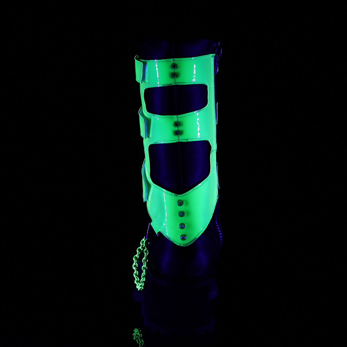 DemoniaCult GRAVEDIGGER-255 Unisex Stiefel Schwarz  EU 38