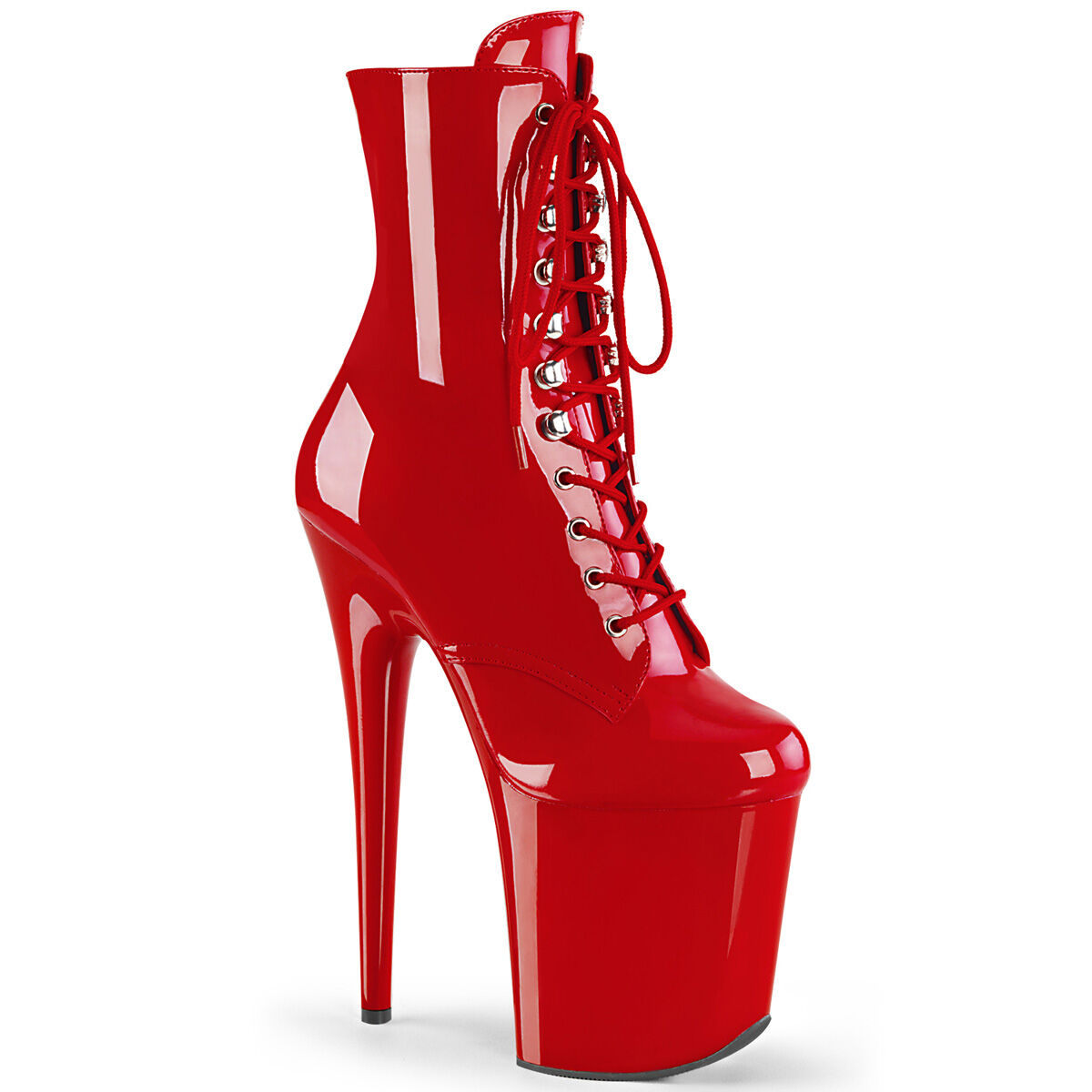 Pleaser FLAMINGO-1020 Damen Stiefelette Rot Rot EU 35