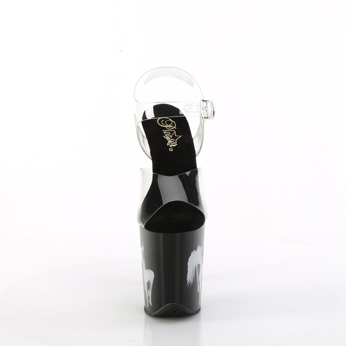 Pleaser FLAMINGO-808NLSG Damen Sandale Transparent  EU 36