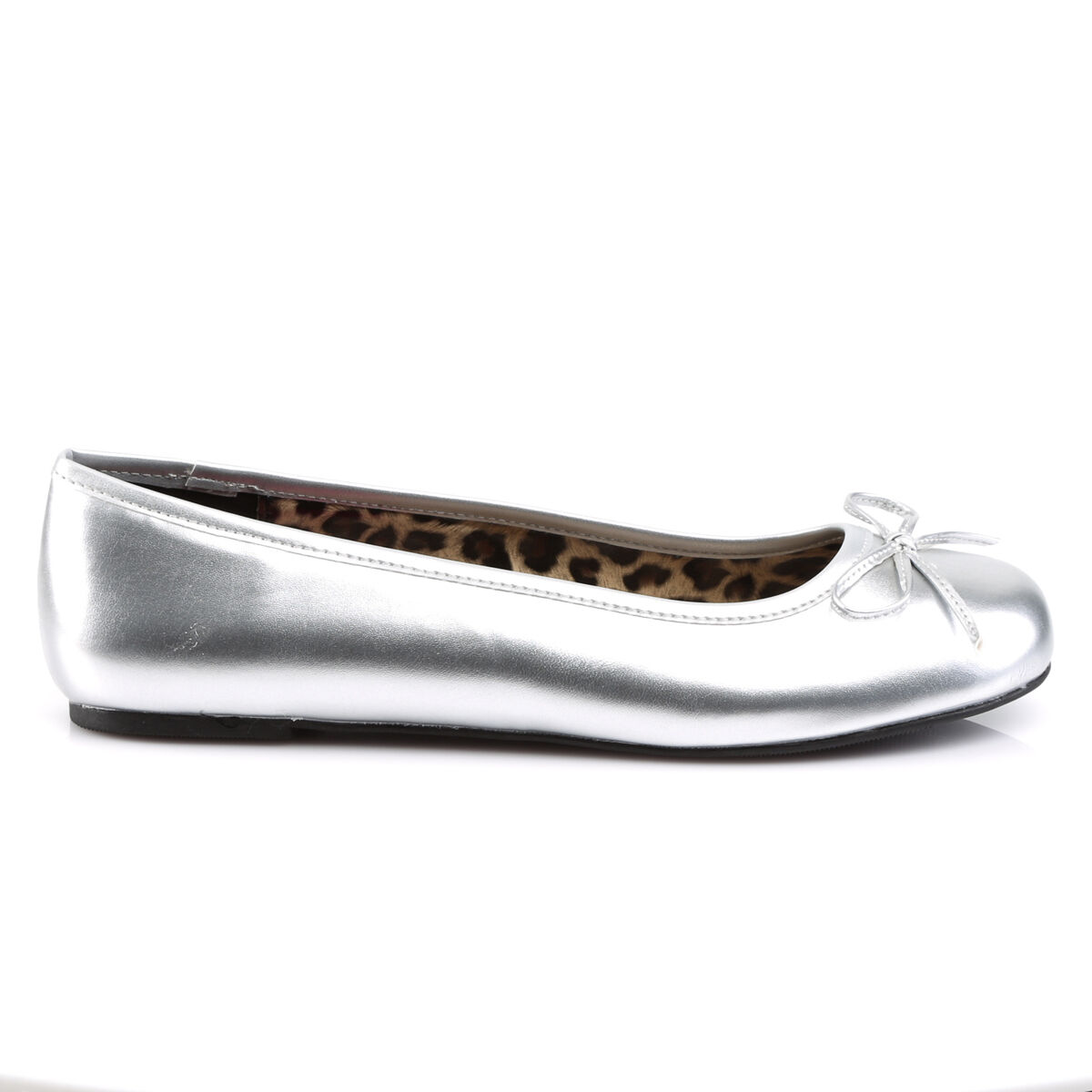 Pleaser Pink Label ANNA-01 Damen Flats Silber  EU 41