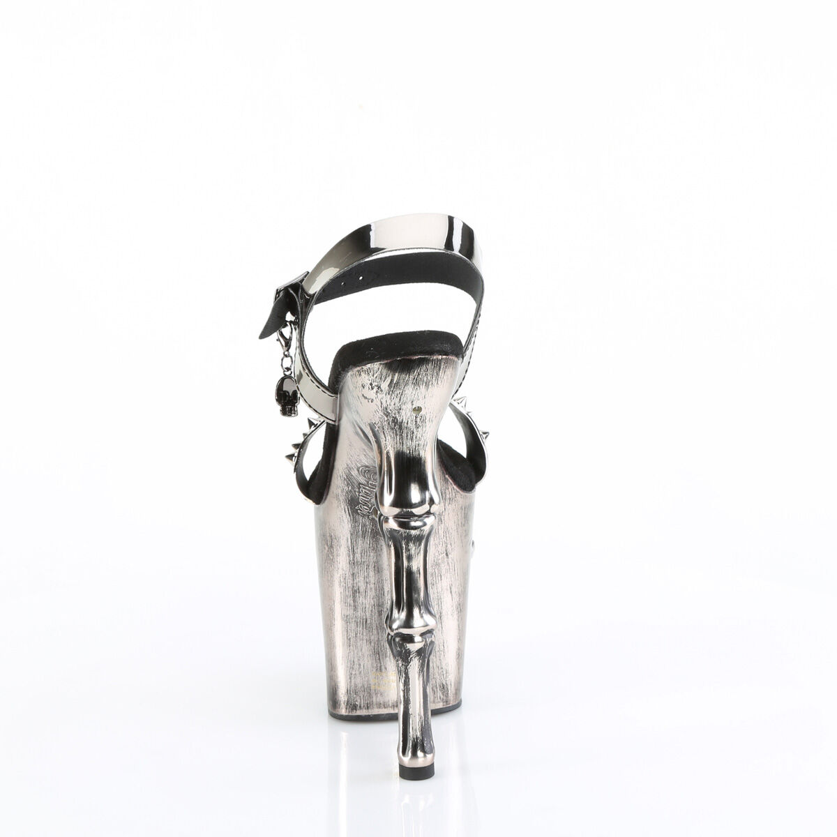 Pleaser RAPTURE-812-LT Damen Sandale Silber  EU 35